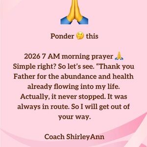 January 21, 2026 Inspiration